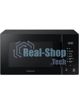 Микроволновая печь Samsung MS23T5018AK/BW черный, 23 л, 800 Вт, переключатели - сенсор