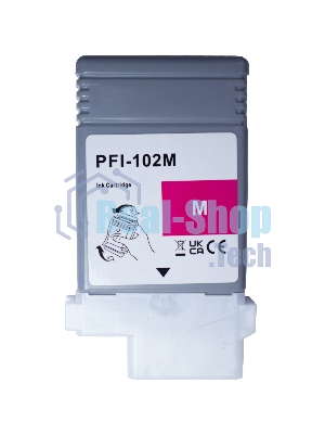 Картридж струйный Sakura 0897B001 (PFI-102M) для Canon, пурпурный, 130 мл.