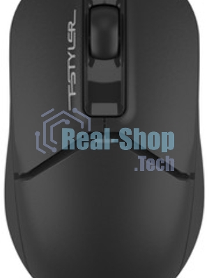 Мышь беспроводная A4Tech Fstyler FB12 черный, 1200 dpi, радиоканал, Bluetooth, USB, кнопки - 3