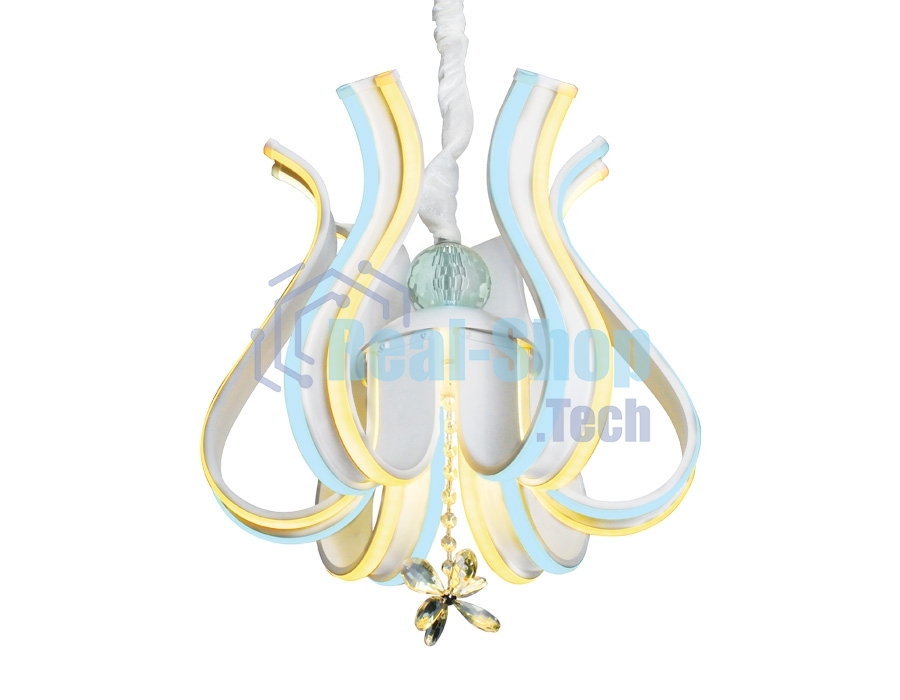 Светильник Ambrella light FL112/6 WH белый 156W 460*460*400 (ПДУ РАДИО 2.4)