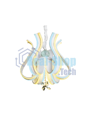 Светильник Ambrella light FL112/6 WH белый 156W 460*460*400 (ПДУ РАДИО 2.4)