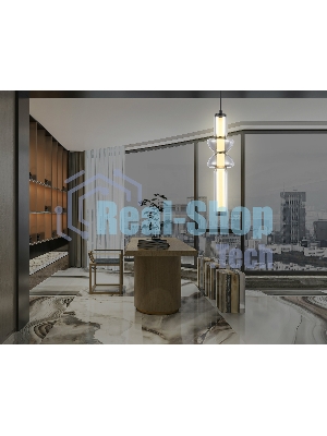 Подвесной светодиодный светильник Ambrella light LH11021 BK/SM черный/дымчатый 17W 3000K D120*435