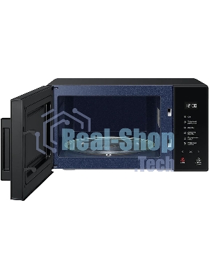 Микроволновая печь Samsung MS23T5018AK/BW черный, 23 л, 800 Вт, переключатели - сенсор
