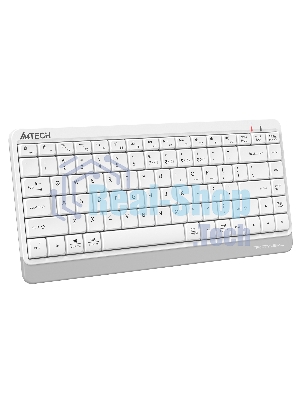 Клавиатура беспроводная A4Tech Fstyler FBK11 USB, Bluetooth/Радиоканал, белый/серый