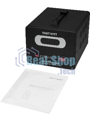 Напольный стабилизатор напряжения SMARTWATT AVR TOWER 2000RF (140W - 260W, 2000VA, 2 кВт, 50-60 Гц, розеток - 2, LED-дис