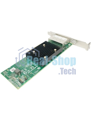 Адаптер SAS 9500-16e SGL (05-50075-00) PCIe Gen4 x8 LP, Tri-Mode SAS/SATA/NVMe 12G HBA, 16port(4*ext SFF8644), 3816 IOC