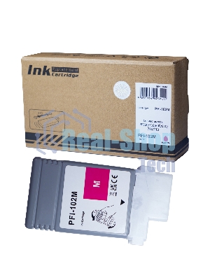 Картридж струйный Sakura 0897B001 (PFI-102M) для Canon, пурпурный, 130 мл.