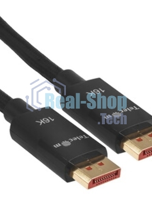 Кабель соединительный Telecom DP-DP 2.1V 80Gbs 16K@60Hz 2м, медь, TCG865-2M