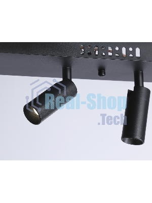 Светильник Ambrella light FL5278/3+2 BK черный 59W 3000K/4200K/6400K+4200K 800*20*1200 (ПДУ ИК)