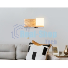 Светильник Ambrella light TR83123 LW/FR светлое дерево/белый матовый E27 max 40W 300*140*140