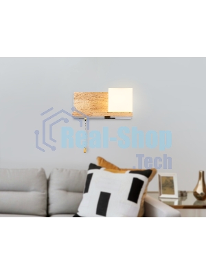 Светильник Ambrella light TR83123 LW/FR светлое дерево/белый матовый E27 max 40W 300*140*140