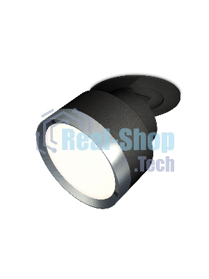 Светильник Ambrella Light XM8102504 SBK/PPH черный песок/графит полированный GX53 (A2242, A2106, C8102, N8133)