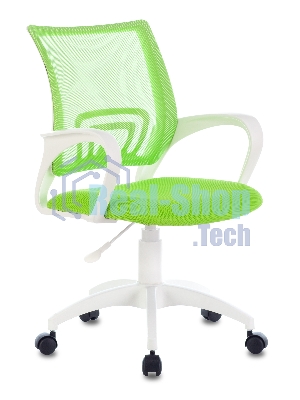 Кресло Бюрократ CH-W695NLT TW-03A TW-18 салатовый, сетка/ткань, 120 кг, механизм качания