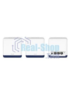 Система Mercusys MESH AC1900 Whole Home Mesh Wi-Fi System, 3× Internal Antennas, 3×Gb ports (WAN/LAN) (3-pack)
