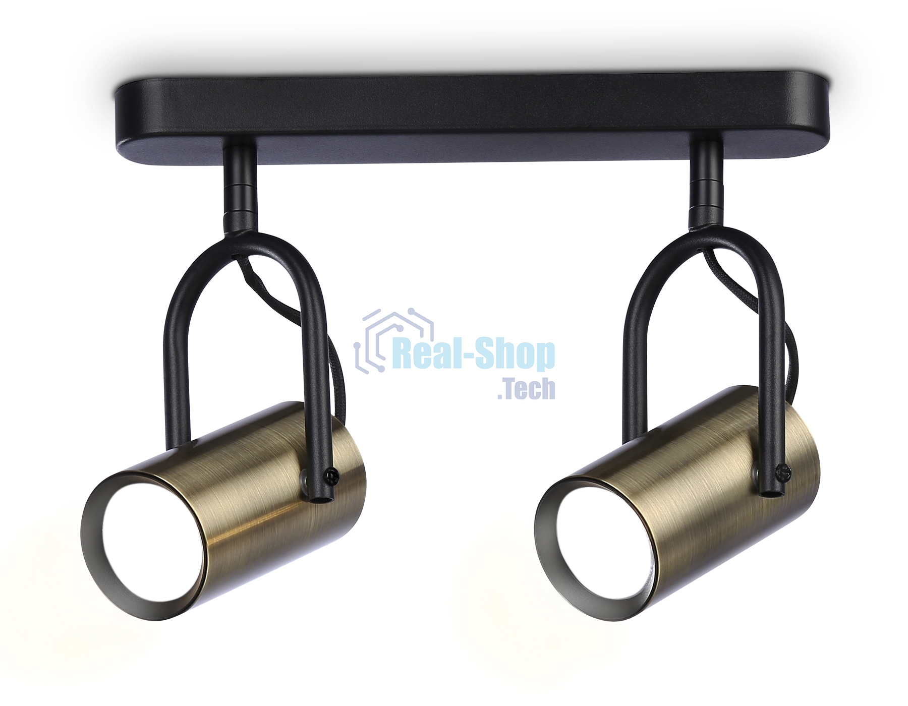 Светильник Ambrella light TA13194/2 BK/SB черный/бронза GU10/2 max 12W 260*100*195
