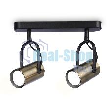 Светильник Ambrella light TA13194/2 BK/SB черный/бронза GU10/2 max 12W 260*100*195