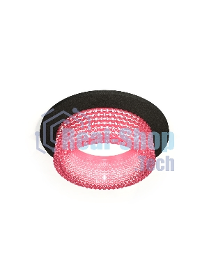 Комплект встраиваемого светильника Ambrella light XC6513042 SBK/PI черный песок/розовый MR16 GU5.3 (C6513, N6152)