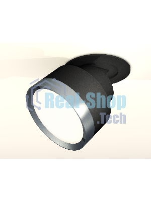 Светильник Ambrella Light XM8102504 SBK/PPH черный песок/графит полированный GX53 (A2242, A2106, C8102, N8133)