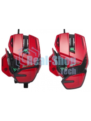 Мышь проводная Mad Catz R.A.T. 8+ ADV красный, 20000 dpi, USB, кнопки - 11