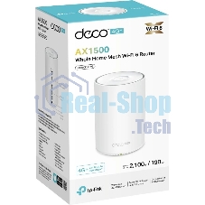 Mesh-модуль TP-Link Deco X10-4G(1-pack) AX1500 с поддержкой 4G+