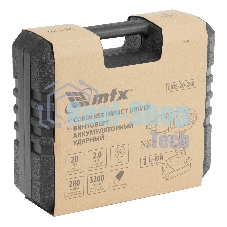 Винтоверт ударный аккумуляторный MTX CIDS-20-280, Li-Ion, 20 В