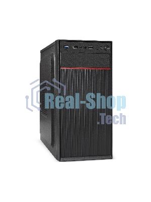 Компьютерный корпус Minitower ExeGate BAA-113U-UNS400 (mATX, БП UNS400 с вент. 12см, 2хUSB+1хUSB 3.0, аудио, черный)