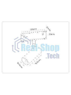 Трековый светильник GL2305 BK черный IP20 12W 3CCT 3000-6000K 48V 24° D45*100