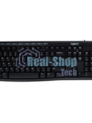 Комплект клавиатура+мышь Logitech Desktop MK200 проводной, USB, 1000 DPI, чёрный
