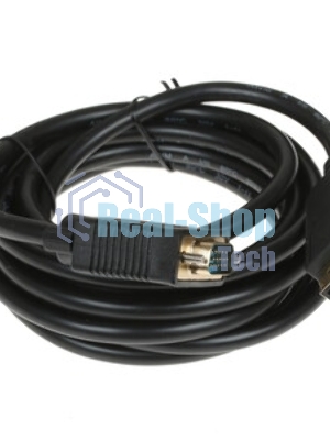 Кабель DisplayPort->VGA Cablexpert CCP-DPM-VGAM-10, 3м, 20M/15M, черный, экран, пакет