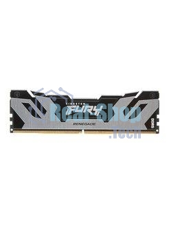 Оперативная память Kingston Fury Renegade, DDR5, 16Gb (1x16Gb), 6400MHz, CL32, DIMM, с радиатором, серебристый/черный