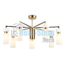 Люстра Ambrella light LH56126/7 BS/FR латунь/белый матовый E14*7 max 40W D705*350