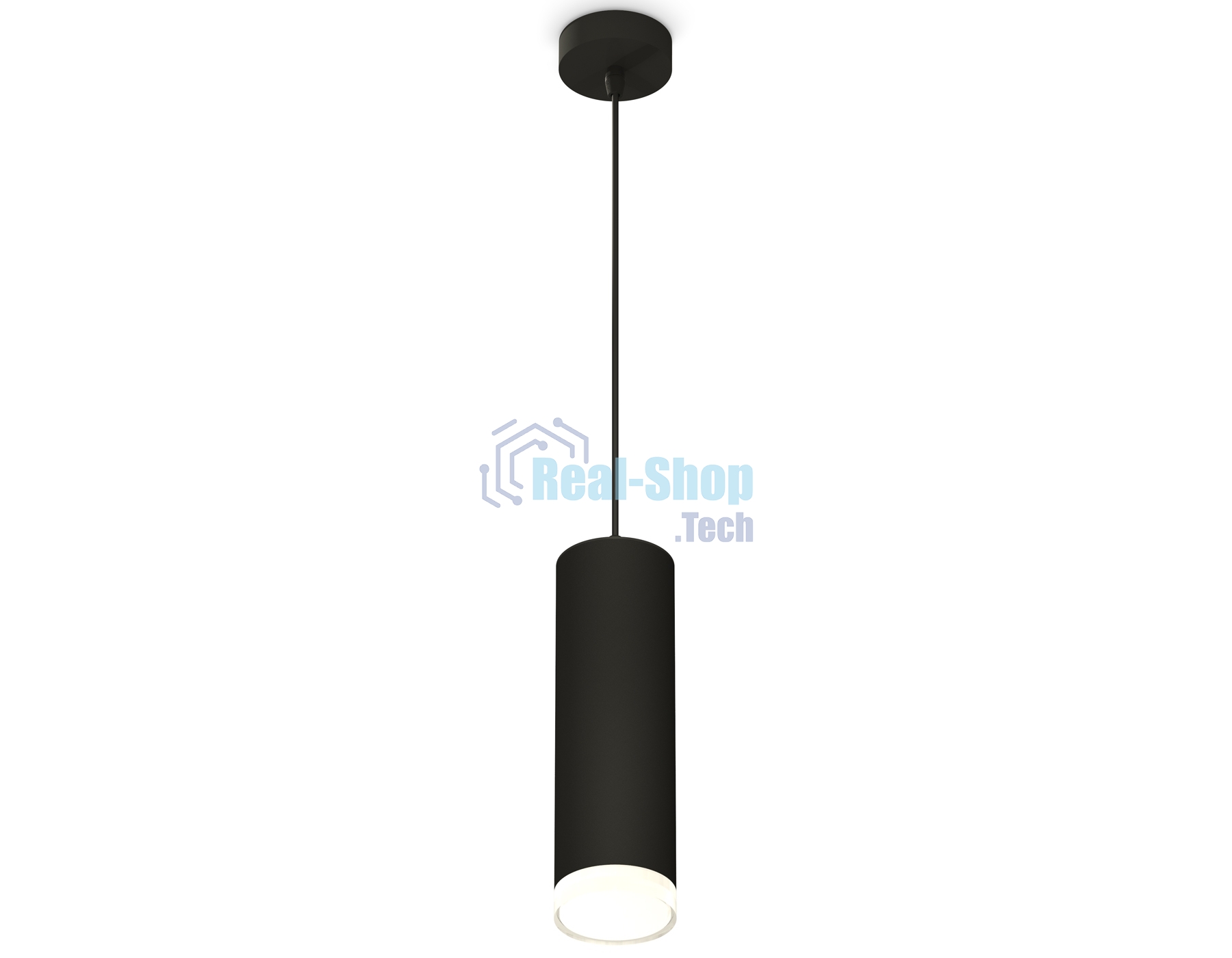 Светильник Ambrella Light XP8192010SBK/FR/CL черный песок/белый матовый/прозрачный GX53 (A2333, C8192, N8399)