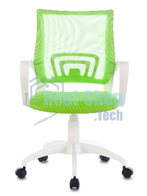 Кресло Бюрократ CH-W695NLT TW-03A TW-18 салатовый, сетка/ткань, 120 кг, механизм качания