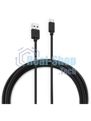 Кабель Buro BU-USB-AC-1M-3A USB (m)-USB Type-C (m) 1м черный