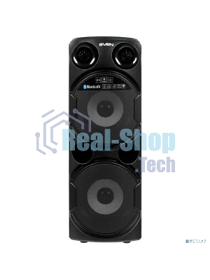 Колонка АС SVEN PS-750, черный (80 Вт, TWS, Bluetooth, FM, USB, microSD, LED-дисплей, 2х4400мА*ч)