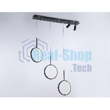 Светильник Ambrella light FL5278/3+2 BK черный 59W 3000K/4200K/6400K+4200K 800*20*1200 (ПДУ ИК)