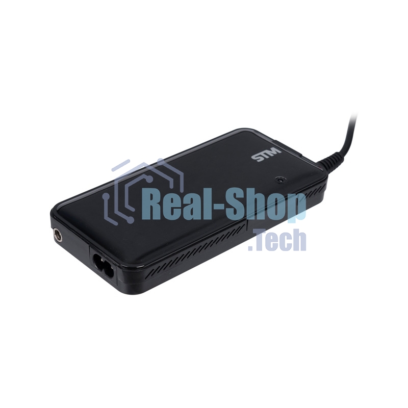Адаптер для ноутбуков STM Dual DLU90, 90W, EU AC power cord& Car Cigaratte Plug, USB(2.1A)