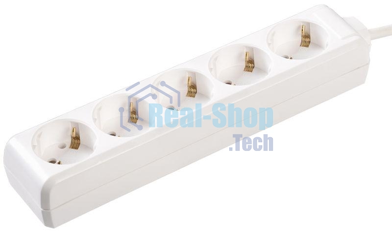 Удлинитель 5х3 м с заземл. 16А IP20 У04 2P+PE IEK WYP10-16-05-03-Z-N