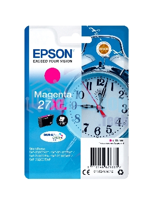 Картридж струйный Epson 27XL T2713 (C13T27134022/C13T27134020) пурпурный, 10.4 мл (1100 стр.), для WF7110/7610/7620