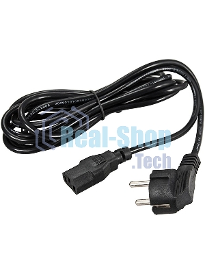Шнур сетевой Rexant СЕЕ 7/7 (Schuko) – IEC 320 C13 3x0,75мм², длина 0,6м