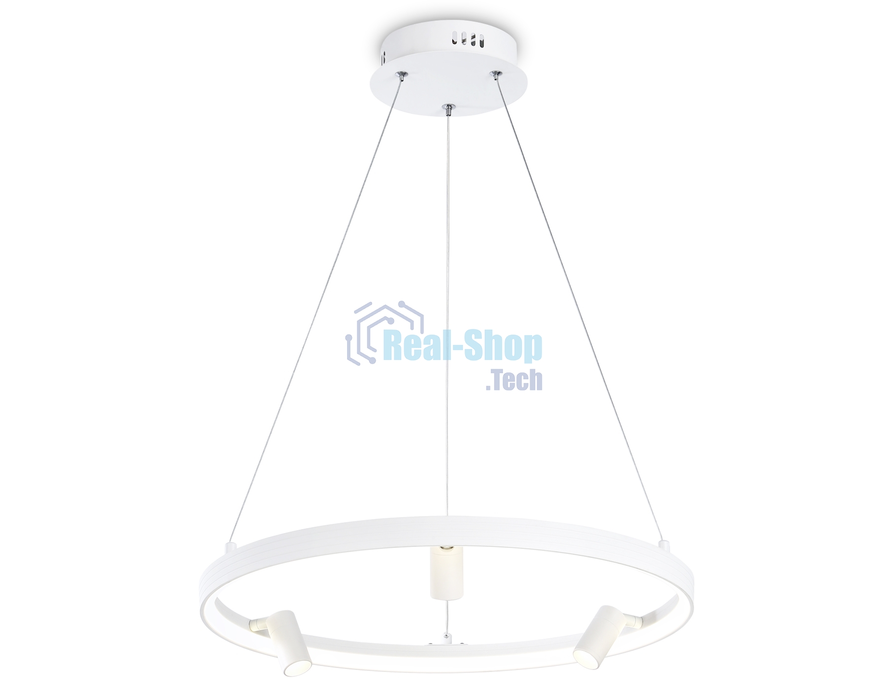 Светильник Ambrella light FL5281/1+3 WH белый 50W 3000K/4200K/6400K+4200K D500*1200 (ПДУ ИК)