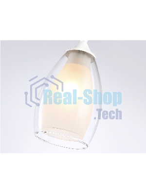 Светильник Ambrella light TR3534 WH/CL/FR белый/прозрачный/белый матовый E27 max 40W D120*800