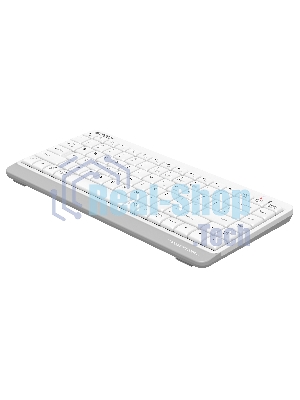 Клавиатура беспроводная A4Tech Fstyler FBK11 USB, Bluetooth/Радиоканал, белый/серый