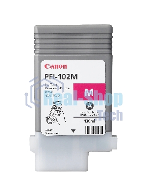 Картридж струйный Canon PFI-102M (0897B001) пурпурный (130 мл.) для Canon imagePROGRAF iPF605, iPF610., iPF650, iPF655, iPF710, iPF755, LP17, iPF510