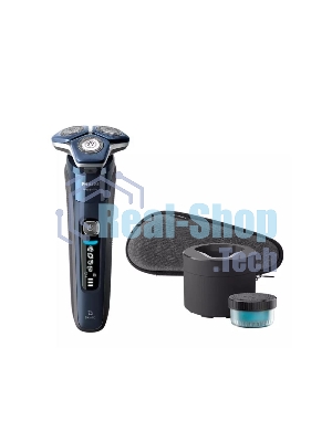Электробритва роторная Philips S7885/50 реж.эл.:3 питан.:аккум. синий