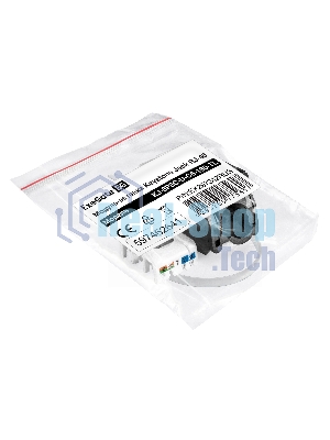 Модуль-вставка Keystone Jack RJ-45 ExeGate KJ-8P8C-U-C6-180-TL (Кат.6, неэкранированная, 180 градусов, IDC Toolless (без инструмента))
