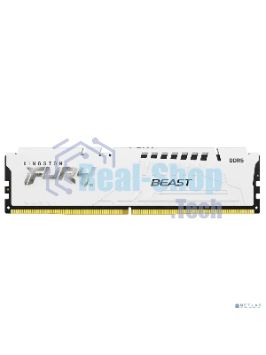 Оперативная память Kingston Fury Beast Expo, DDR5, 16Gb (1x16 GB), 6400 MHz, CL32, DIMM, радиатор, белый