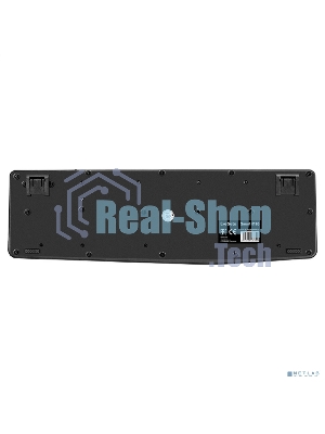 Клавиатура проводная ExeGate EX298364RUS Smart K120 (USB, полноразмерная, влагозащищенная, 104кл., Enter большой, длина кабеля 1,6м, черная, RTL)