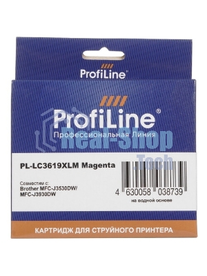 Картридж струйный ProfiLine PL-LC3619XLM для принтеров Brother MFC-J2330DW/J2730DW/J3530DW/J3930DW с чернилами Magenta