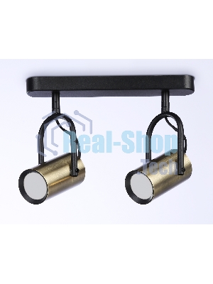 Светильник Ambrella light TA13194/2 BK/SB черный/бронза GU10/2 max 12W 260*100*195